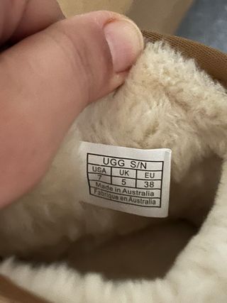 Botín UGG Mini Camel Talla 38