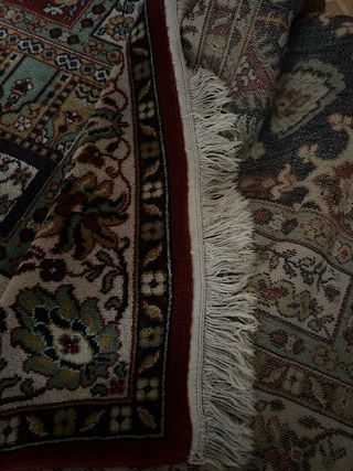 Alfombra Afgana de Lana Multicolor.Escucho ofertas