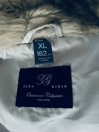 Chaleco de pelo sintético nuevo zara kids