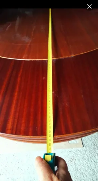 Mesa de salón madera y cristal