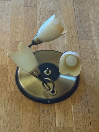 Lámpara de techo latón 30cm