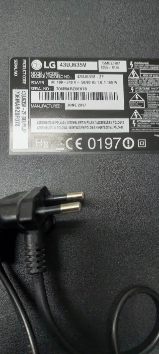 LG 43UJ635V Smart TV 43