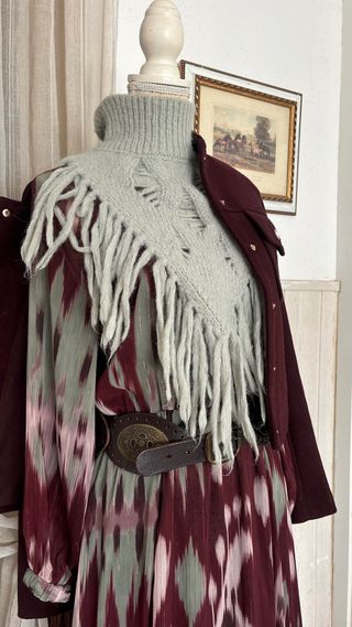 Vestido Largo Zara Estampado