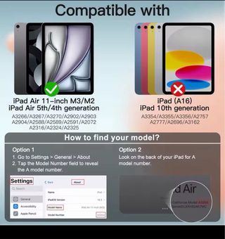 Funda iPad Air 11 5ª/4ª Gen Azul