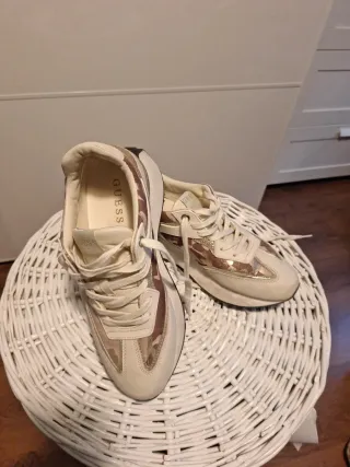 Bambas Guess Piel Beige Camuflaje Talla 38