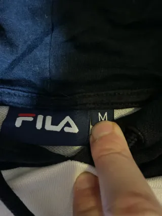 Sudadera Fila Blanca y Negra