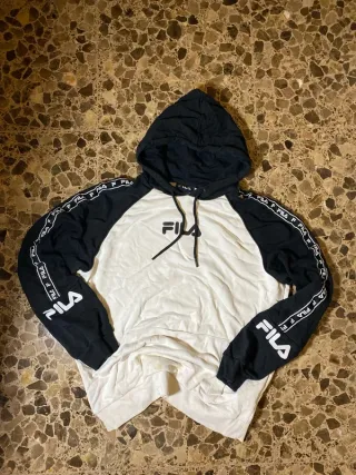 Sudadera Fila Blanca y Negra