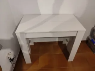 Mesa extensible blanca 2mtrs.