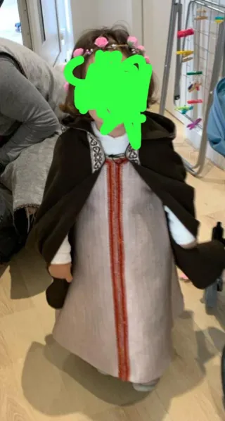 Traje medieval niña 2-5 años