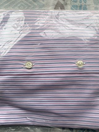 Camisa Camisería Henares Rayas Rosas/Azul Talla M