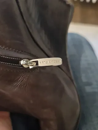 Stivali Sergio Rossi in pelle marrone taglia 37,5