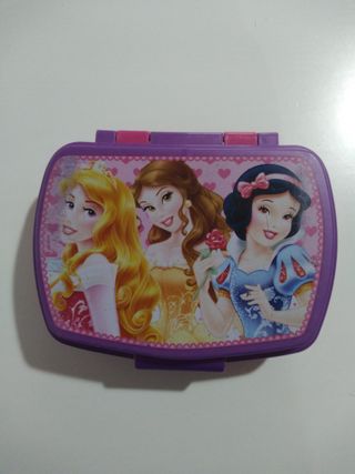 Neceser rosa Princesas + Tupper de regalo