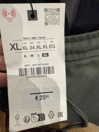 Bermudas hombre verde