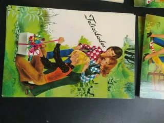 Lote de 4 postales antiguas