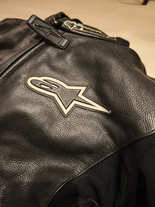 Mono Alpinestars Cuero Negro