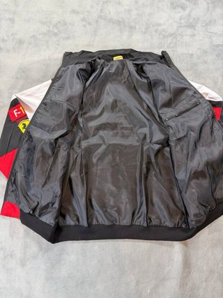 Chaqueta Ferrari F1 Vintage Negra Blanca y Roja L