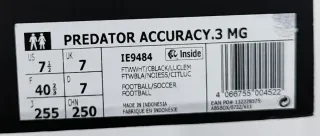 Chuteiras Futebol Adidas tamanho 40.5 novas