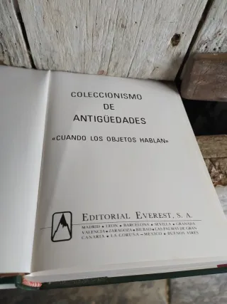 Libro Coleccionismo de Antiguedades