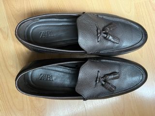 Mocasines Zara Piel Marrón