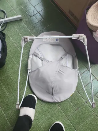 Hamaca para bebé con estampado de elefantes