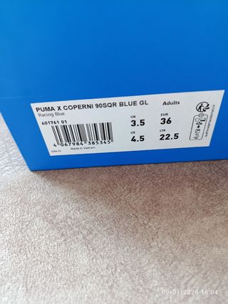 Zapatillas Puma X Coperni 90SQR Blue GL Sin Estren