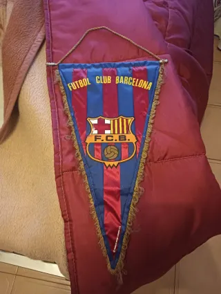 Banderín FC Barcelona antiguo