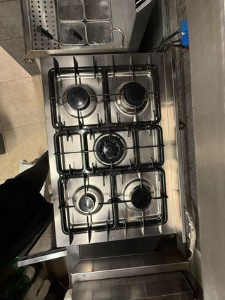 Cocina industrial gas EKA 5 fuegos