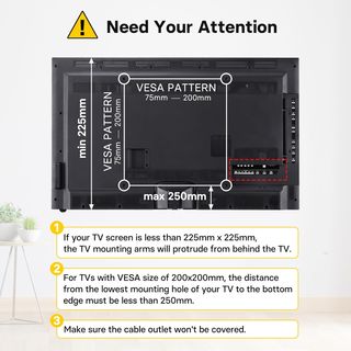 Soporte BONTEC TV giratorio 17-43 45kg VESA