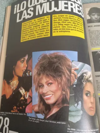 Tina Turner / Revista Rock De Lux no 5 / 1985