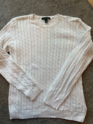 Jersey Ralph Lauren Blanco Talla M