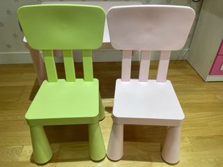 Mesa y 2 Sillas Niños Ikea