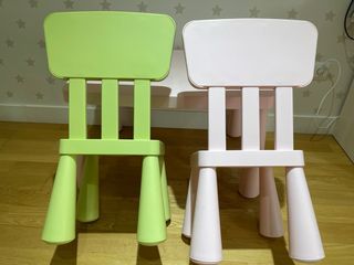 Mesa y 2 Sillas Niños Ikea
