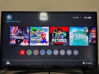 Nintendo Switch V1 con extras