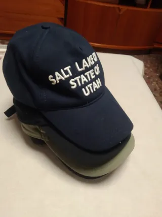 Lote 6 Gorras Béisbol Azul Gris