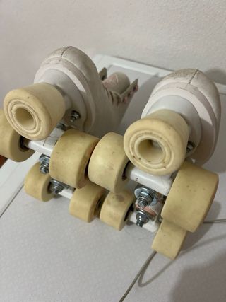 Patines Oxelo 4 Ruedas Blancos Talla 31