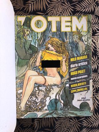 Lote Comics + Retapado Totem - Milo Manara X4
