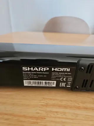 Sharp HT-SB110 Barra de Sonido Negra