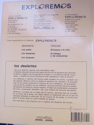 Exploremos los desiertos Edelvives