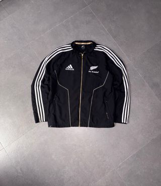 Chaqueta All Blacks x Adidas M Negra Cremallera