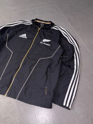 Chaqueta All Blacks x Adidas M Negra Cremallera