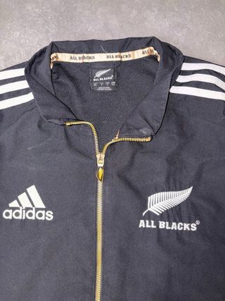 Chaqueta All Blacks x Adidas M Negra Cremallera