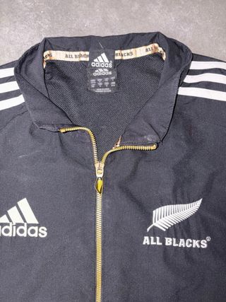 Chaqueta All Blacks x Adidas M Negra Cremallera