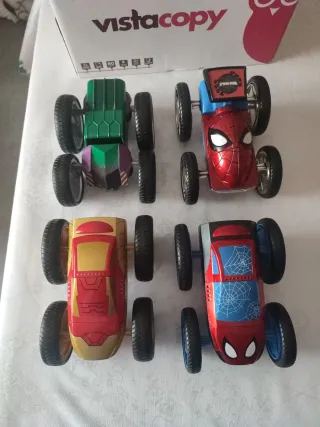 Coches de Superhéroes Marvel trasformables