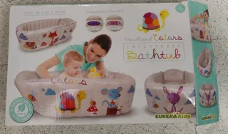 Bañera inflable Woodland Colors para bebé