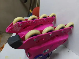 Patines en línea niña rosa y morado