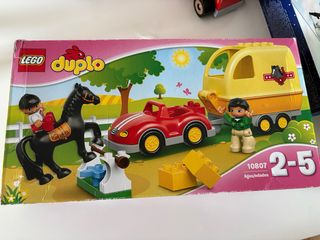 Lego Duplo Caballo Coche y Remolque 10807
