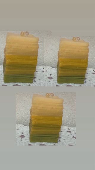 Velas cuadradas decorativas