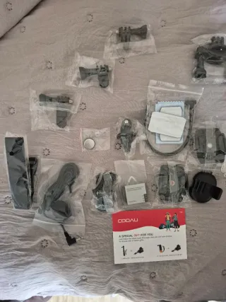 Cámara de fotos acuática COOAU 4K