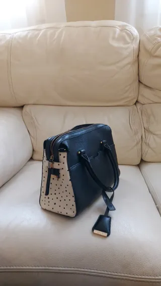 Bolso Clark Negro y Blanco