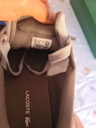 Zapatillas Lacoste Elite Active Evo Beige/Verde